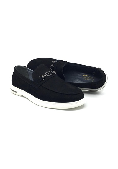 Lisan Sohes Lisans Shoes 245 %100 Hakiki Deri Erkek Günlük Ortopedik Rahat Yazlık Casual Ayakkabı Yeni Sezon 40-44 Siyah Nubuk
