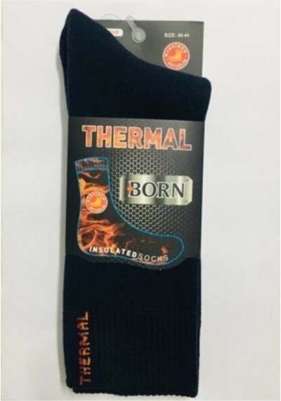Born Erkek  Lacivert Termal Çorap 3'Lü Lacivert 40-44 Lacivert