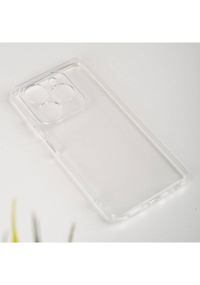 Kilifone - Tecno Spark 20c Uyumlu - Kılıf Slim Fitt 2mm Anti Shock Silikon - Şeffaf
