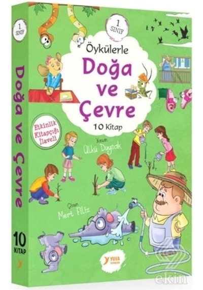 1. Sınıf Öykülerle Doğa ve Çevre Serisi 10 Kitap Set- Yuva