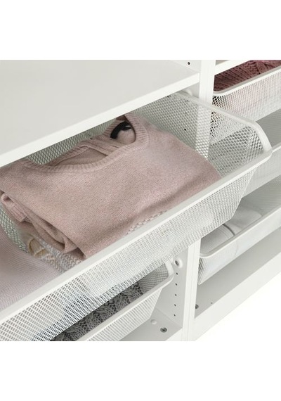 Ikea Komplement Tel Sepet, Beyaz, 100x35 Cm
