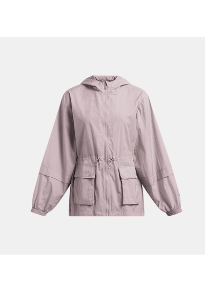 Kadın Ua Crinkle Dokuma Ceket 1386455-015 Tetra Gray Tetra Gray Çok Renkli