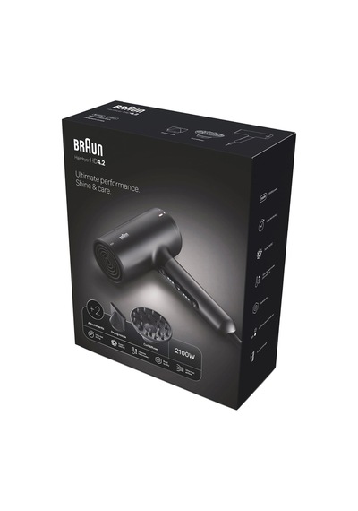 Braun Brhd425e Hd4.2 Iontec Difüzörlü Saç Kurutma Makinesi, 2 Başlıklı, 2100w