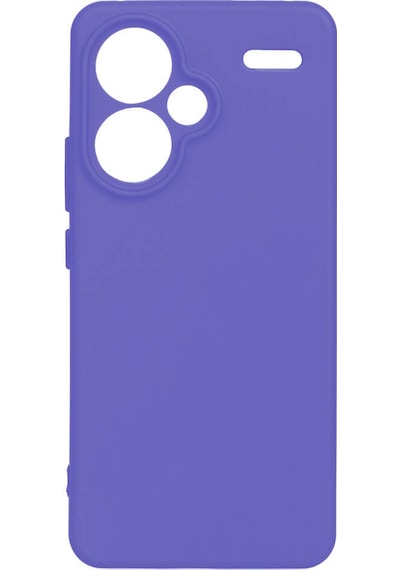 Noktaks - Redmi Note 13 Pro Plus 5g Uyumlu - Kılıf Mat Soft Esnek Biye Silikon - T30563 - Lila Lila