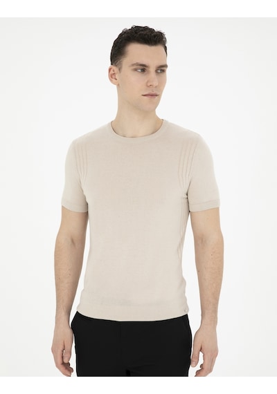 Pierre Cardin Erkek Bej Kazak /triko 50288845-vr011 Bej