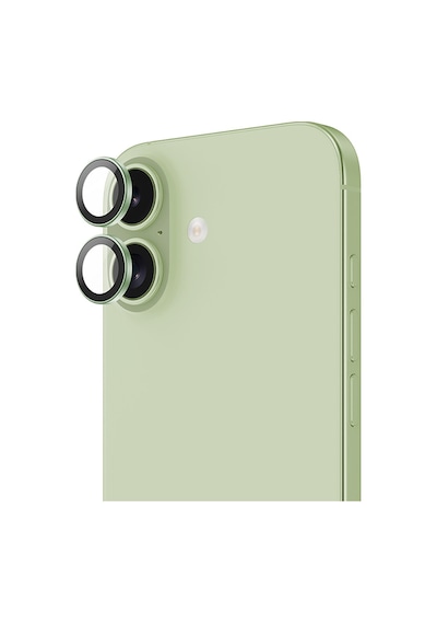 Apple Uyumlu   iPhone 17 Benks Glass Warrior Cam Kamera Lens Koruyucu Açık Yeşil