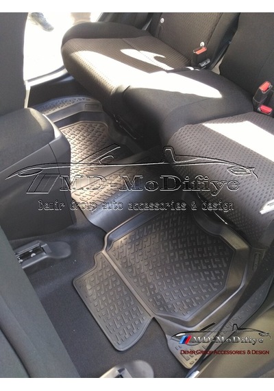 Honda Jazz Havuzlu 3D Paspas. Honda Jazz Paspas. 2015- Ve Üzeri
