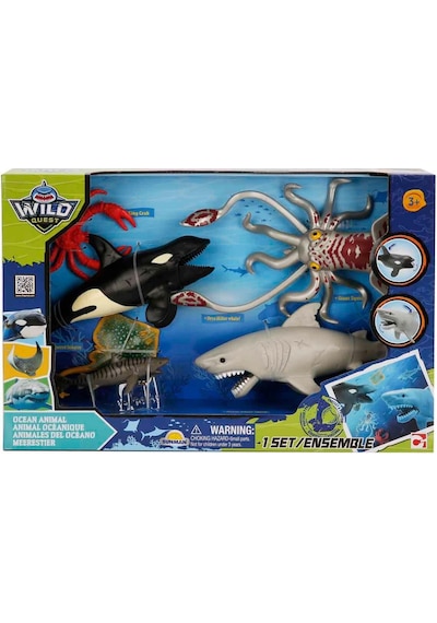 Okyanus Hayvanları Seti 90540 Kalamarlı Set