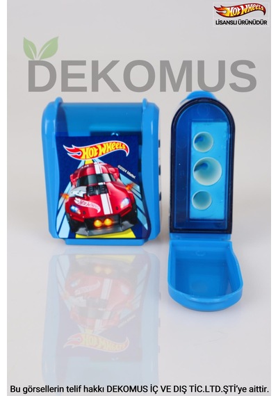 Yeni Sezon Lisanslı Hot Wheels "tekli" Çift Bıçaklı Kalemtraş Altın