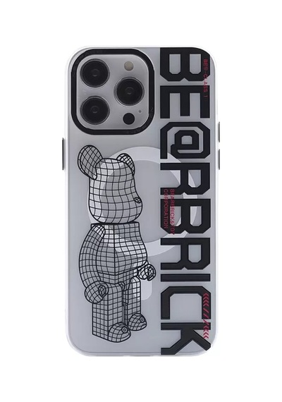 Newface Apple  Uyumlu - iPhone 14 Pro Kılıf Apollo Magneticsafe Desenli Kapak - Apollo Şeffaf - 1