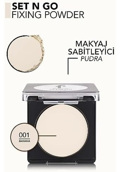 Set&apos N Go Nemlendirici & Parlama Önlemeye Yardımcı Sabitleyici Kompakt Pudra 0
