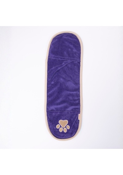 Purple Mor Evcil Hayvan Kurulama Havlusu-köpek Kurulama Havlusu- Kedi Kurulama Havlusu