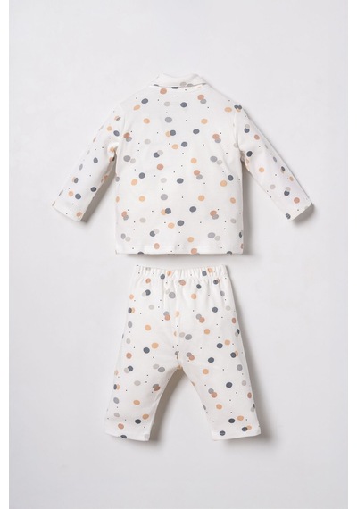 U.S. Polo Assn. Erkek Bebek Beyaz Gömlek Pijama Takımı Usb3107-c-v1 Usb3107-c-v1