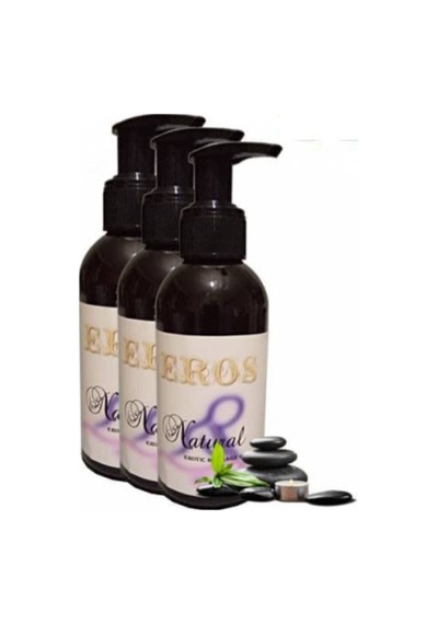 Eros Hologramlı Aromaterapi Natural Massage Oil 120 Ml Kokusuz Masaj Yağı 3 Adet