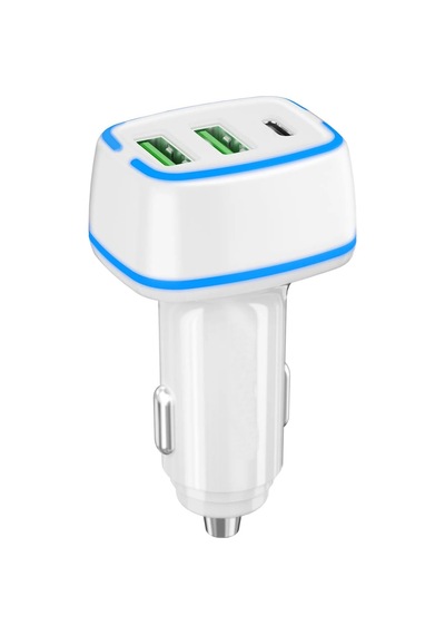 Concord C775 Çift Usb Qc3.0 Girişi Pd 23w Girişi Işıklı Araç Çakm