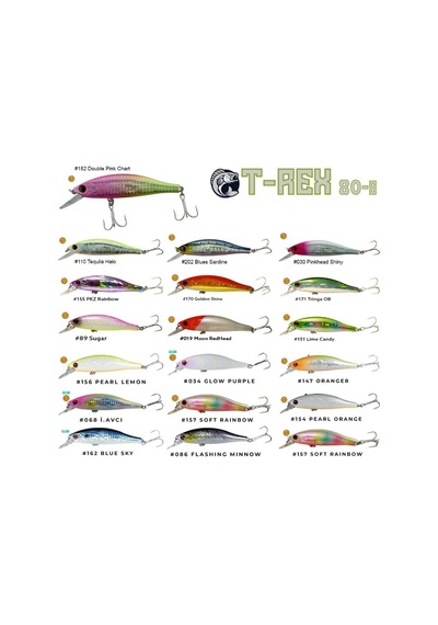 Fujin T-Rex 80S 11Gr 80Mm Maket Balık (510220250)