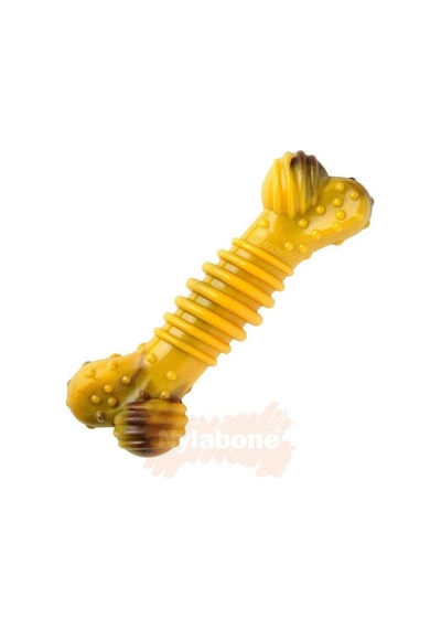 Nylabone Biftek ve Peynir Aromalı Köpek Çiğneme Çubuğu S
