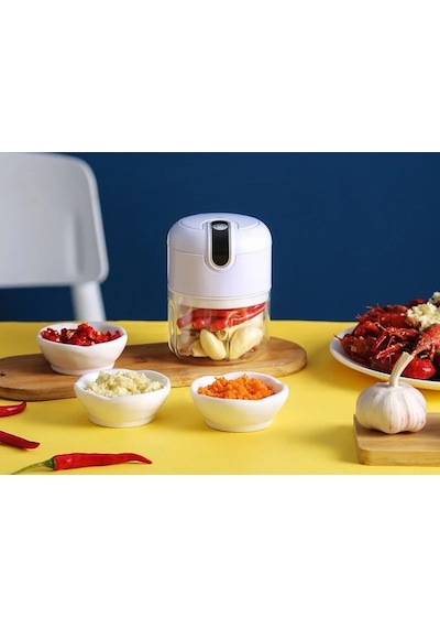 Arow Tiny TR-4436 250 ML Şarjlı Doğrayıcı Beyaz
