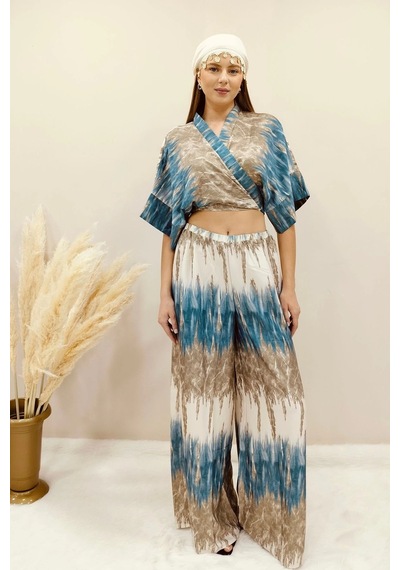 Asprinfashion Alt Üst Digital Takım Çok Renkli