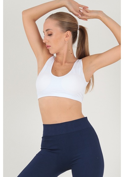 Doremi Seamless Kaplı Spor Büstiyer Beyaz-s-m BEYAZ Beyaz