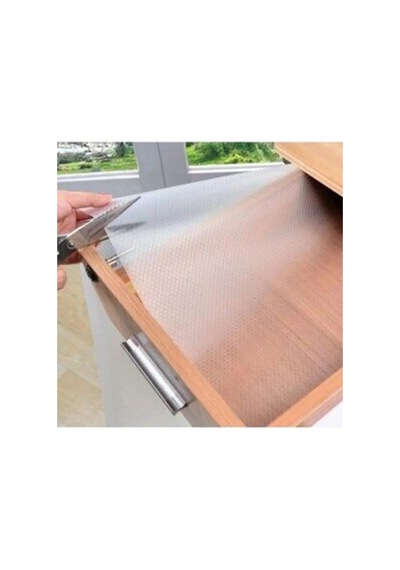 Ers Sermat Sılver Eva Shelf Liner Şeffaf Kaydırmaz Raf Dolap Ve Çekmece Örtüsü 45 Cm X 10 Metre Royaleks-rf50 Çok Renkli
