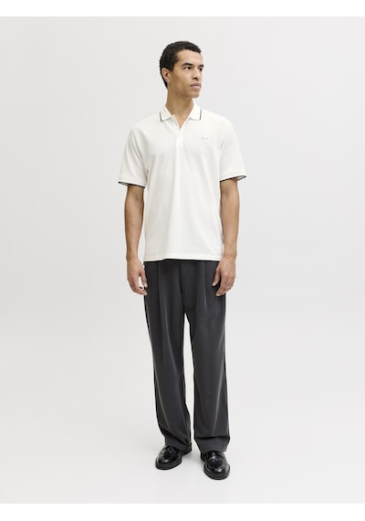 Jack & Jones Erkek Minimal Logolu Polo Yaka Tisört - Blualves - 12274681 Çok Renkli
