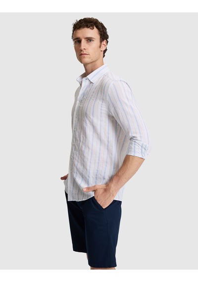 Pierre Cardin Erkek Mavi Gömlek Desenli 50320885-vr036