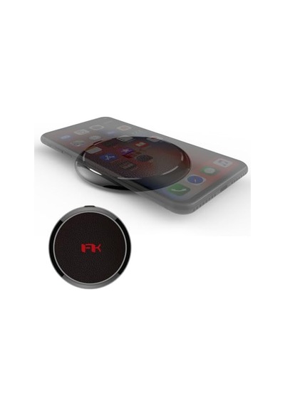 Kablosuz Şarj Aleti 15w Qi Wireless Charging Pad İphone, Samsung Ve Android Uyumlu Usb-c Giriş, Premium Deri Yü