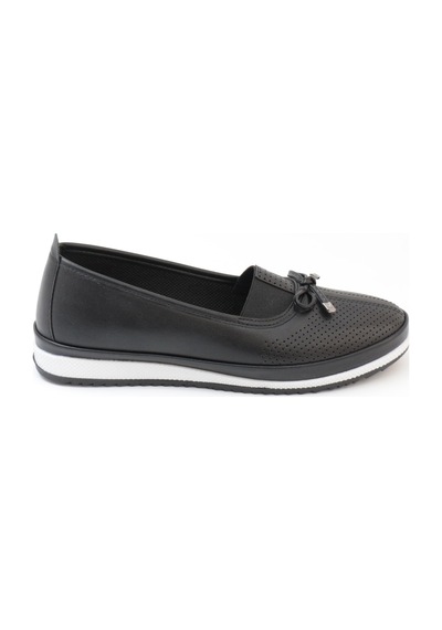 Nesilshoes Nesil Shoes Sdf P01 Günlük Anatomik Kadın Ayakkabı Siyah