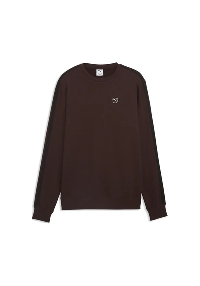 Puma Ess Elevated Crew Kahverengi Erkek Sweatshirt