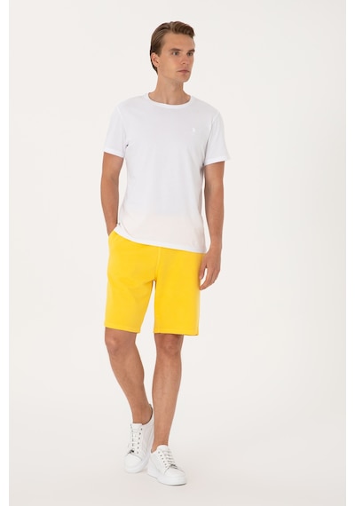 U.s. Polo Assn. Erkek Koyu Sarı Şort Örme 50298037-vr094 Koyu Sarı