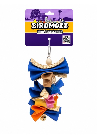 Birdmozz Premium Çapraz Fiyonklu Kuş Oyuncağı