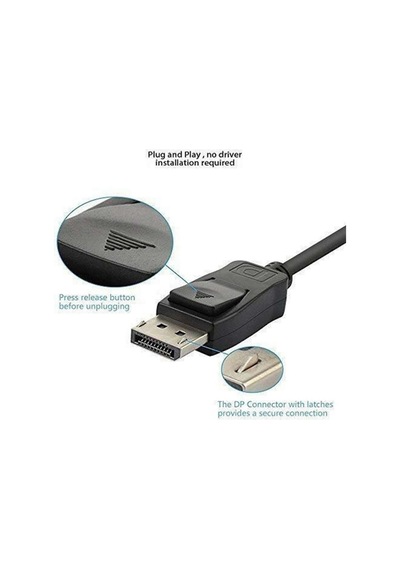 Display Port - VGA Çevirici Dönüştürücü Adaptör
