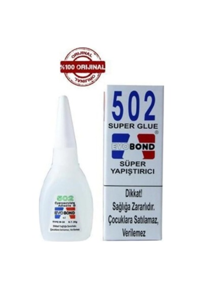 Evobond 502 Super Glue Süper Yapıştırıcı 20gr
