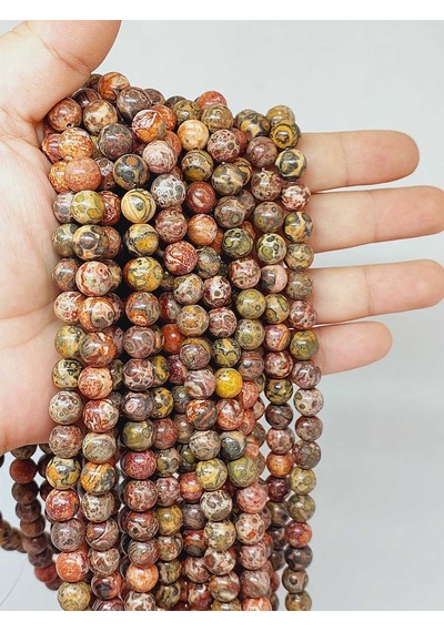 Jasper Taşı Dizi 8.5mm 53086 Çok REnkli