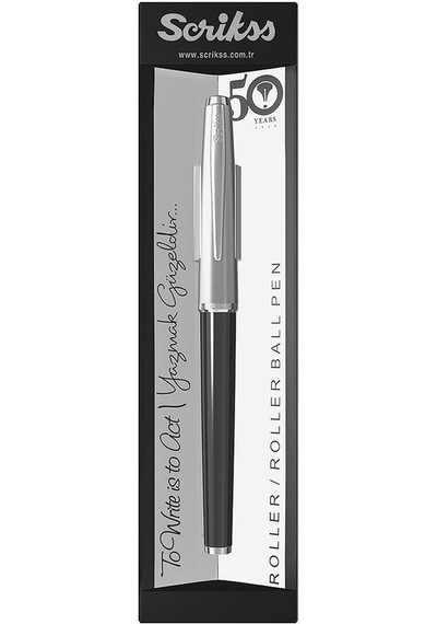 Scrikss 78 Roller Dökme Siyah Şeffaf Ambalaj N11.6048