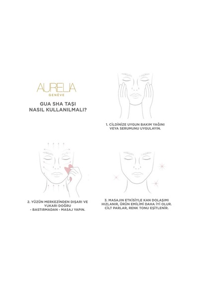 Aurelia Geneve İnce Çizgi ve   Gua Sha Seti