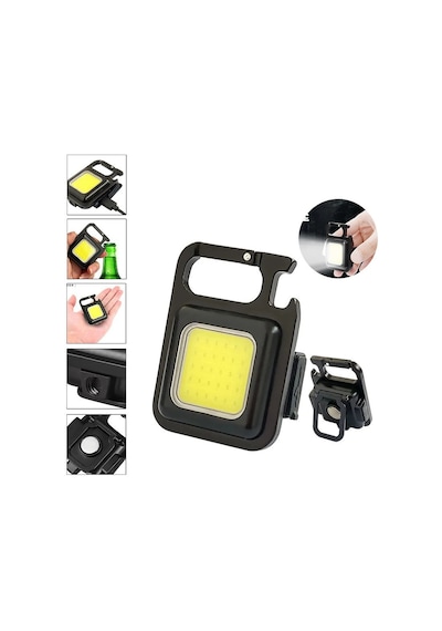 Mepa Gold Silver Gs-465 Tripotlu Usb Şarj Edilebilir Cep Feneri Najmaddin Standart