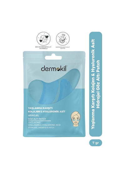 Dermokil Kolajen & Hyaluronik Asit Hidrojel Patch Göz Altı Maskesi