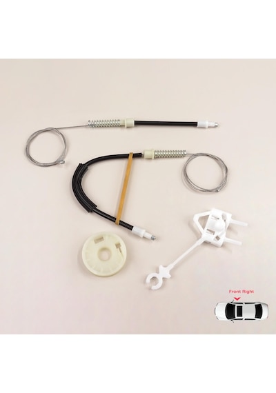 Alfa Romeo 156 932 1996-2007 4/5 Kapı İçin Ön Sağ Cam Kriko Seti