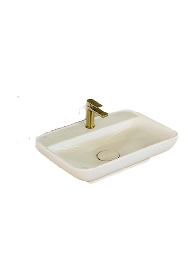 Turkuaz Seramik Cerastyle Çanak Lal Tezgah Üstü Lavabo 60CM Standart