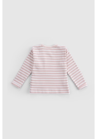 Organik Pamuklu Kaşkorse Modal Pembe Bebek Takımı Pembe