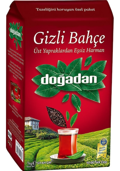 Doğadan Gizli Bahçe Siyah Dökme Çay 3 x 1 KG