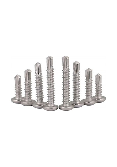 4.8x80 Ysb Yonga Bağlatı Vidası 50 Adet Dın 7504n Matkap Uçlu Saç Vidası 4.8x80