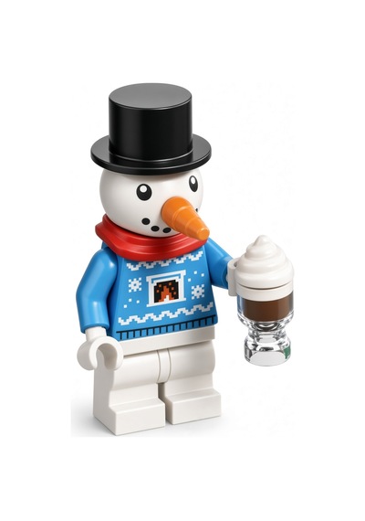 Lego Yılbaşı - Kardanadam Orijinal Minifigür