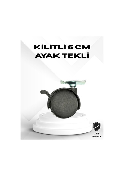 8753tknd Kilitli 6 Cm Masa Ayağı Tekli Döner Tekerlek 893hmng Çok Renkli Çok Renkli