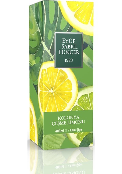 Eyüp Sabri Tuncer Çeşme Limonu Kolonya Cam Şişe 400 ML