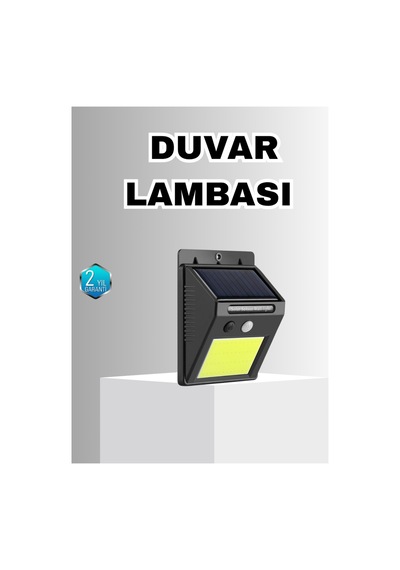 Solar Güçlü Led Dış Mekan Lambası Güneş Enerjisiyle Şarj Olan Sensörlü Bahçe Işığı Mercan-çok Renkli