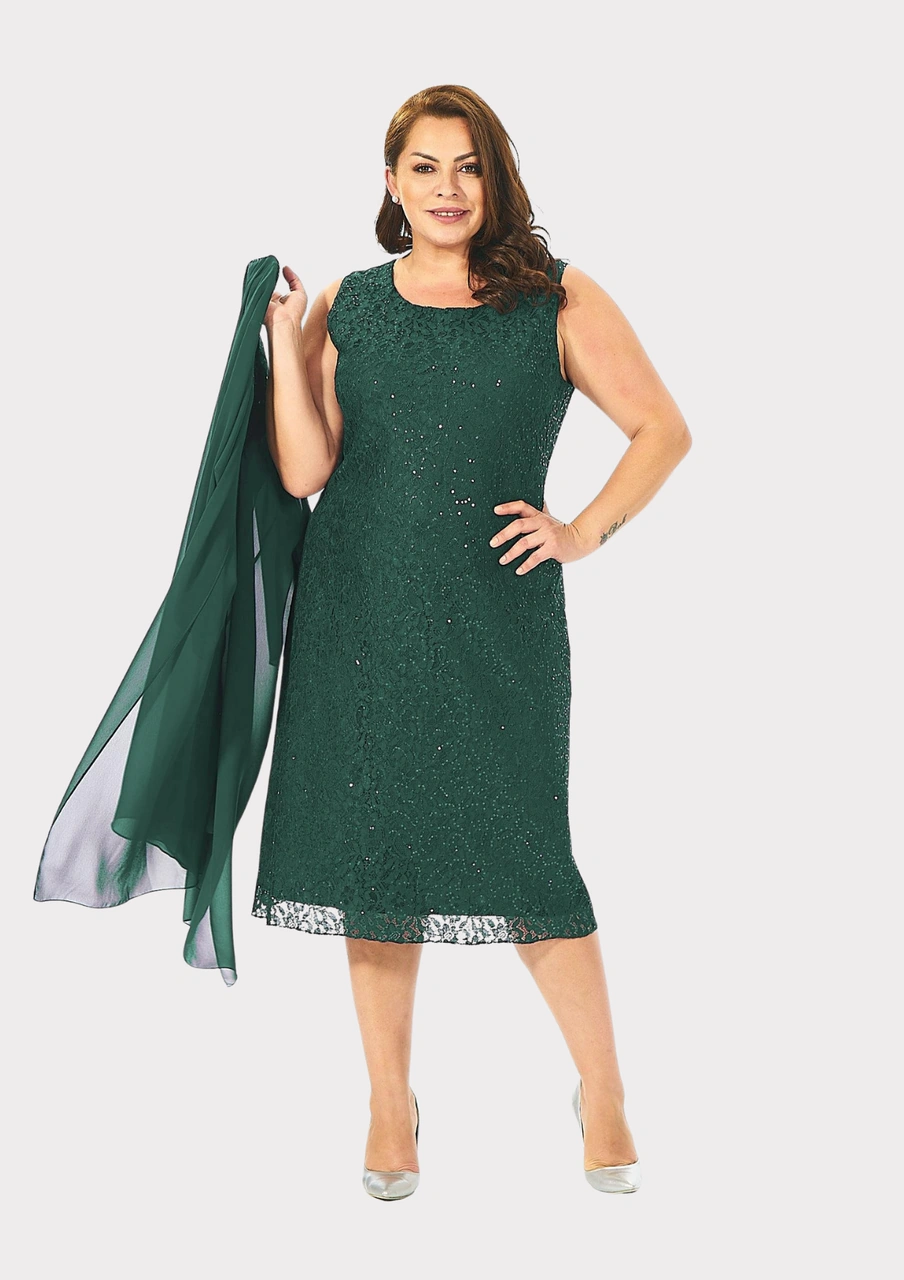 Lilas Xxl Büyük Beden Yeşil Renkli Dantelli Dantelli Şifon Ceketli Abiye Elbise Yeşil Lilas Xxl Büyük Beden Yeşil Renkli Dantelli Dantelli Şifon Ceketli Abiye Elbise Yeşil