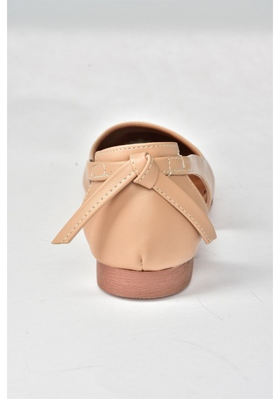 Fox Shoes Ten Kadın Babet H726324009 Ten Ten Rengi